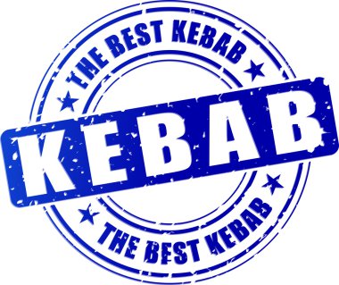 kebab stamp icon clipart