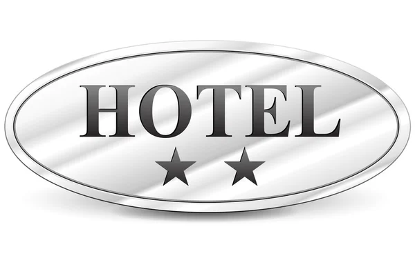 Hotel duas estrelas — Vetor de Stock