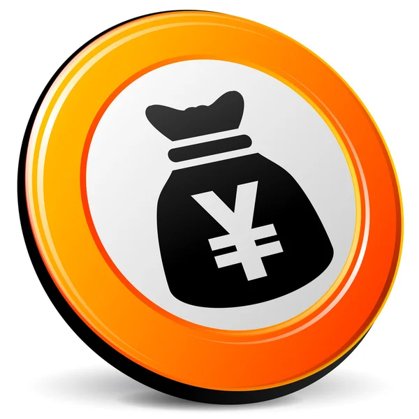 Yen icon — Stock Vector