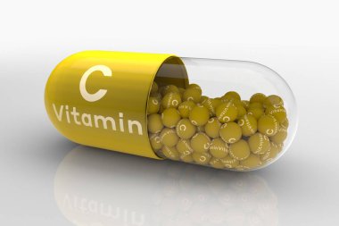 ascorbic acid, Vitamin C Capsule, Nutrition, Diet, Coasters, Life, Color, Diet, Isolated, Tablets, Capsule, 3D Illustration, Care, Medical, Lifestyle, Well-being, Mineral, Drug, Pharmacy, Food, Medicine, Organic, Trace Element, Vitamin, Concept, clipart
