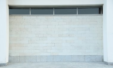 hafif tuğla duvar açık