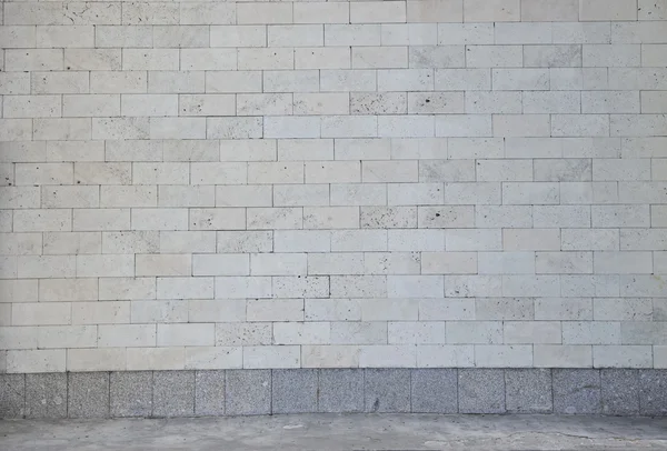 야외 라이트 벽돌 벽 — 스톡 사진