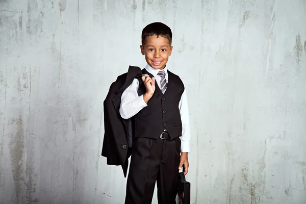 Primeira vez na escola — Fotografia de Stock