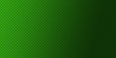 Yeşil gradyanın arkaplanı desenli siyah bir ızgarayla kaplıdır..