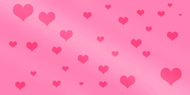 Kalpli pembe arka plan, Sevgililer Günü için arka plan