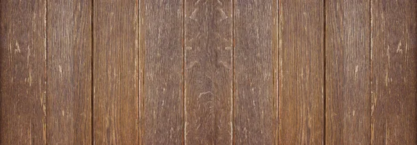 Old Brown Dark Wood Wood Texture Long Banner Background Panorama — Stock Photo, Image