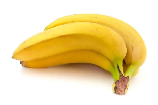 Bananen Geïsoleerd Witte Achtergrond Verse Heerlijke Vruchten — Stockfoto