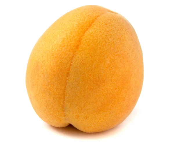 Aprikos Frukter Med Blad Isolerade Vit Bakgrund — Stockfoto