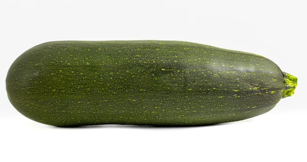 Zucchini Hijau Diisolasi Pada Latar Belakang Putih Sayuran Segar Menutup — Stok Foto