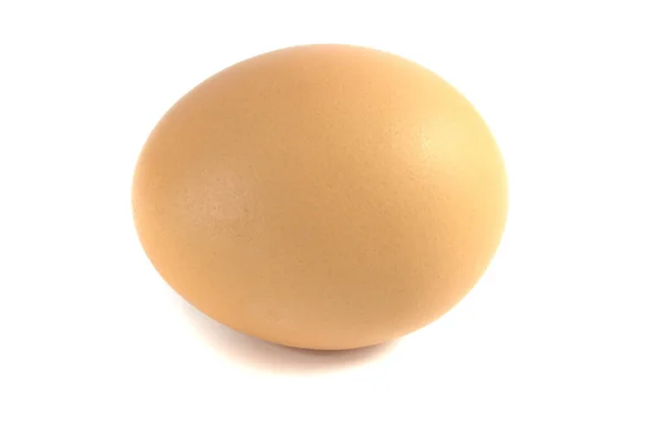 Egg Isolated White Background Close — Fotografia de Stock