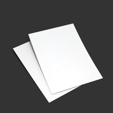 Dergi, kitapçık, kartpostal, el ilanı, kartvizit veya broşür mockup şablonu.
