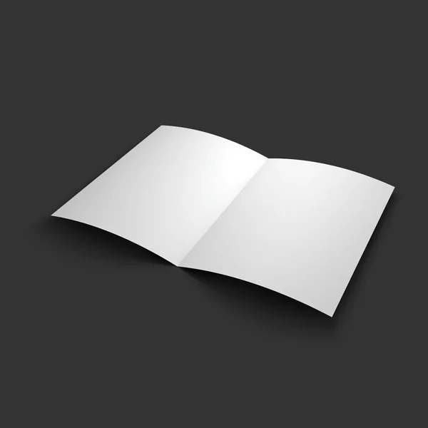 Dergi, kitapçık, kartpostal veya broşür mockup şablonu.