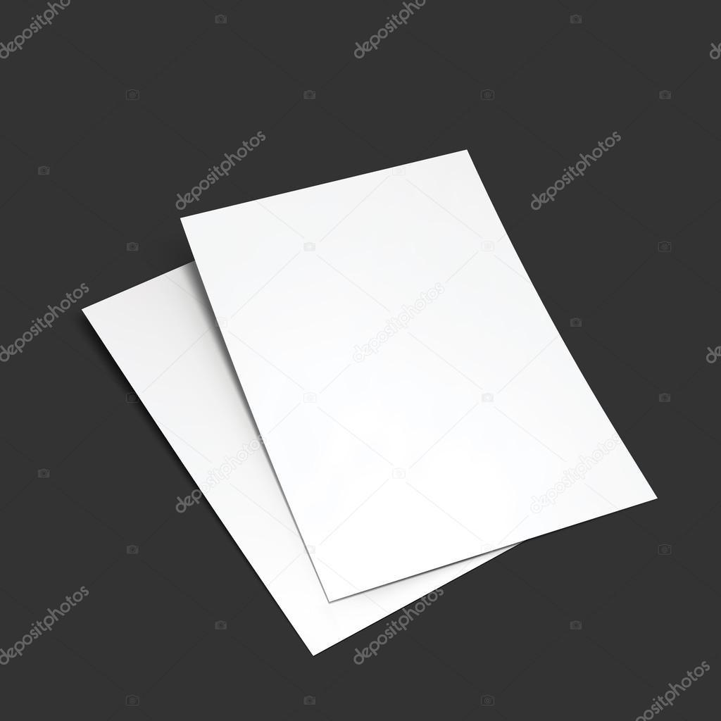 Magazine, booklet, postcard, flyer, business card or brochure mockup template.