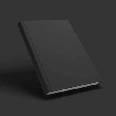 Boş kitap, ders kitabı, kitapçık ya da defter mockup.