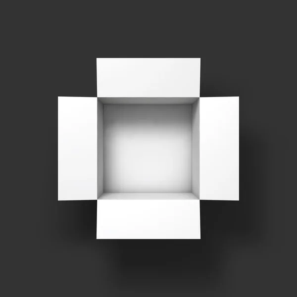 Aç kutusuna mockup şablonu. Üstten Görünüm.
