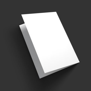 Dergi, kitapçık, kartpostal, kartvizit veya broşür mockup şablonu.