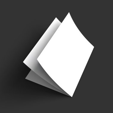 Dergi, kitapçık, kartpostal, kartvizit veya broşür mockup şablonu.