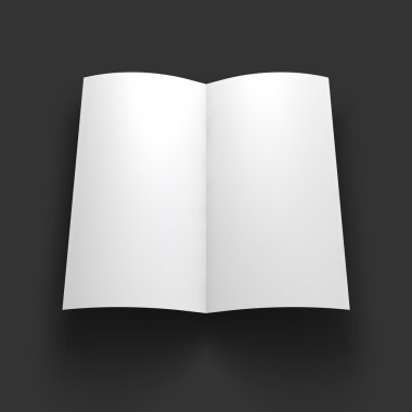 Dergi, kitapçık, kartpostal, kartvizit veya broşür mockup şablonu.