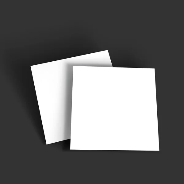 Dergi, kitapçık, kartpostal, kartvizit veya broşür mockup şablonu.