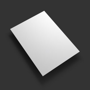 Dergi, kitapçık, kartpostal, kartvizit veya broşür mockup şablonu.