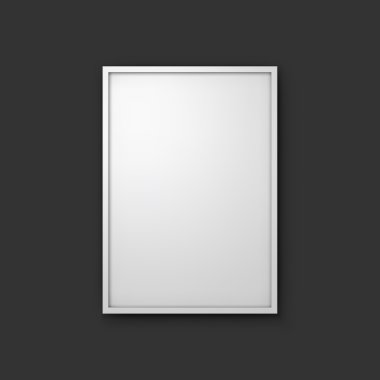 Resim çerçevesi mockup.