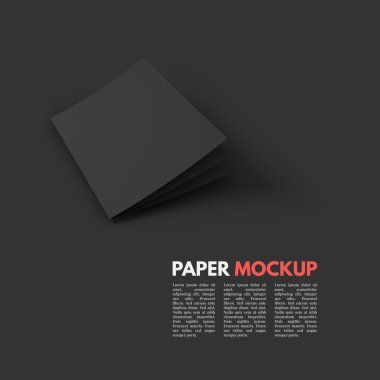 Dergi, kitapçık, kartpostal, kartvizit veya broşür mockup şablonu.