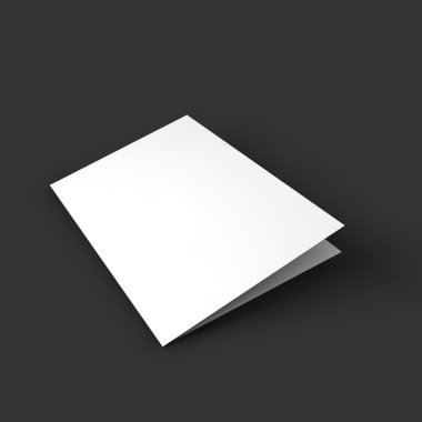 Dergi, kitapçık, kartpostal, kartvizit veya broşür mockup şablonu.