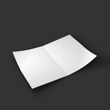 Dergi, kitapçık, kartpostal, kartvizit veya broşür mockup şablonu.