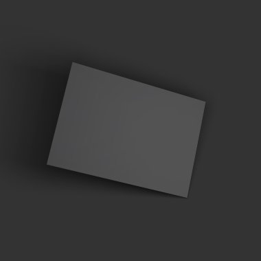 Dergi, kitapçık, kartpostal, kartvizit veya broşür mockup şablonu.