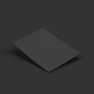 Yığın sayfaları. İş mockup şablonu.