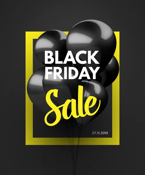 Black Friday Sale concept background. — Stock Vector