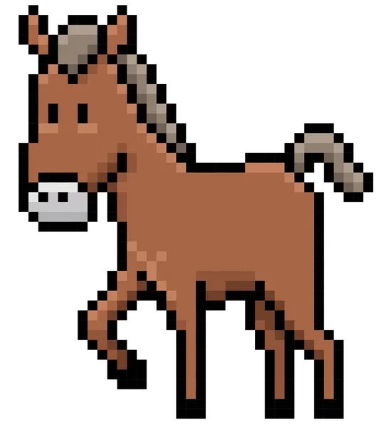 Personaje de caballo de dibujos animados — Vector de stock