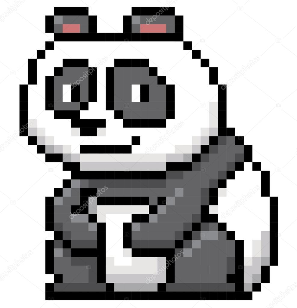 Cartoon Panda character