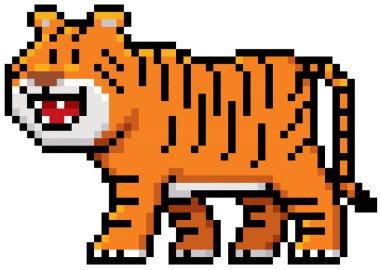 Cartoon Tiger character clipart