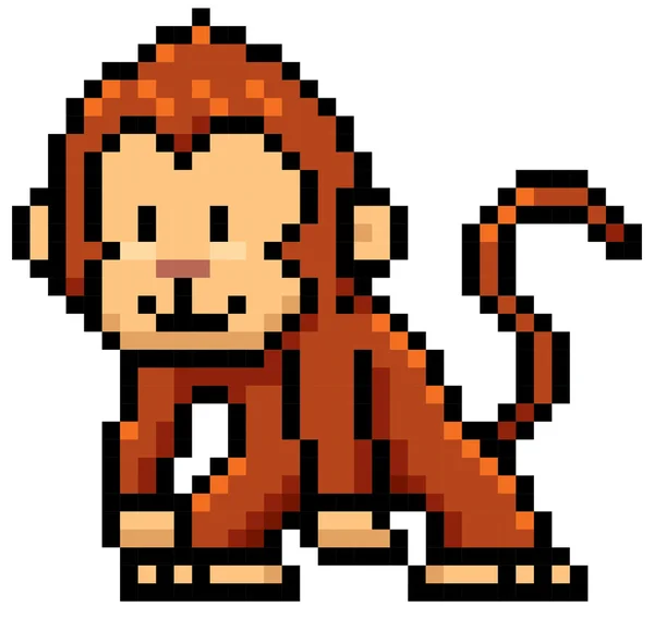 Personaje de Cartoon Monkey — Vector de stock