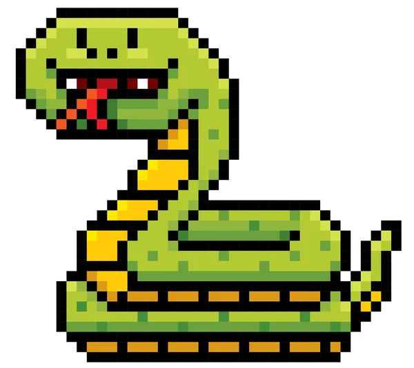 Carácter de dibujos animados de serpiente — Vector de stock