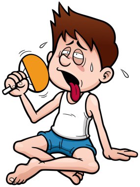 Çizgi film adam karakteri