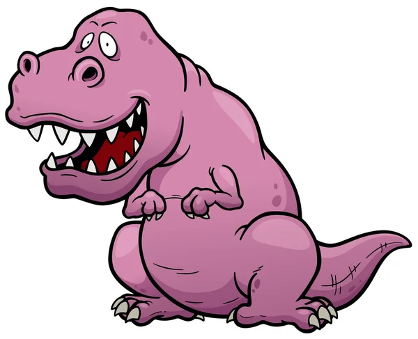 Dinosaur cartoon character — Stock Vector