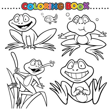 Cartoon Coloring Book clipart