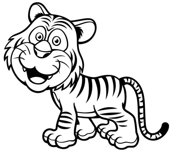 Tigre — Image vectorielle