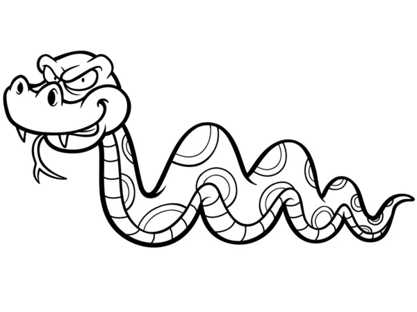 Serpiente — Vector de stock