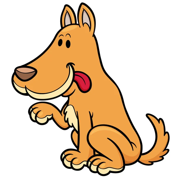 Desenhos animados cão — Vetor de Stock