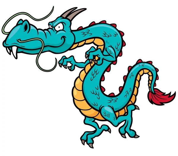 Dragón — Vector de stock