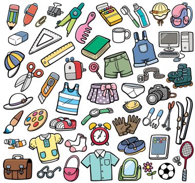 Different objects clipart