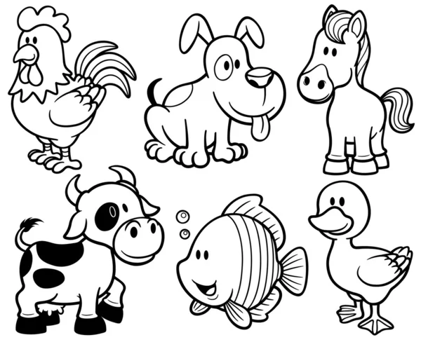 Desenhos para colorir de animais 