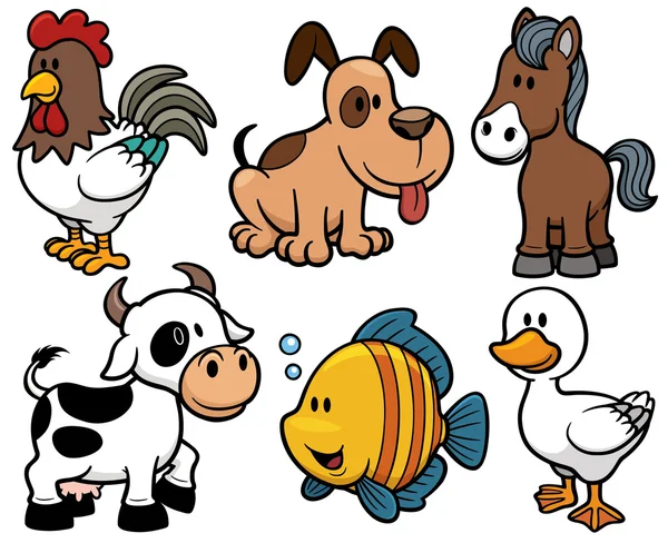 Animales — Vector de stock