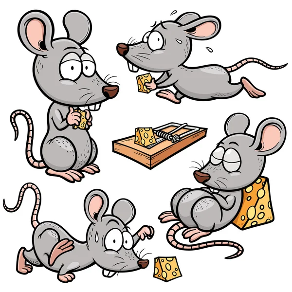 Cartoon Rat — Stock Vector
