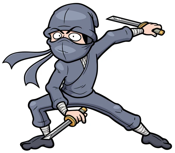 Ninja. — Vector de stock