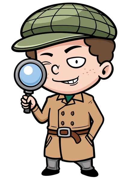 Detective — Stock Vector