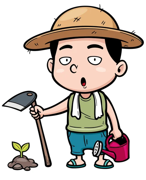 Agricultor — Archivo Imágenes Vectoriales